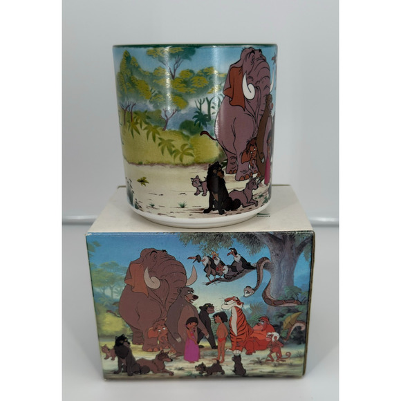 Vintage Walt Disney The Jungle Book Collectible Coffee Mug With Box - Picture 2 of 8